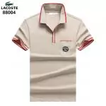 lacoste t-shirt new arrival l88004 button beige